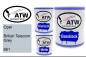 Preview: Opel, British Telecom Grey, 661: 1L Lackdose + 1L Klarlack + 500ml Härter - Set, von ATW Autoteile West.